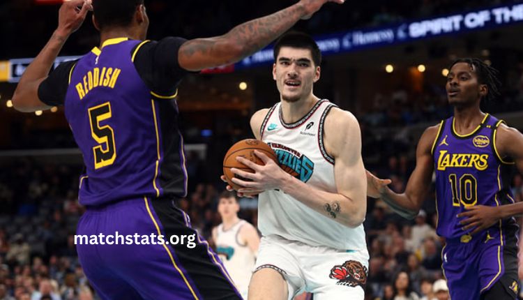 memphis grizzlies vs lakers match player stats