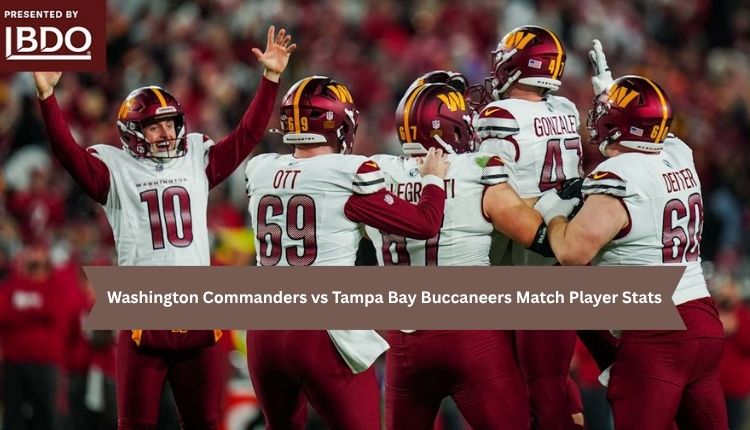Washington Commanders vs Tampa Bay Buccaneers Match Player Stats