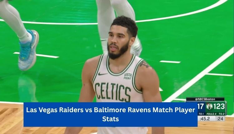Las Vegas Raiders vs Baltimore Ravens Match Player Stats