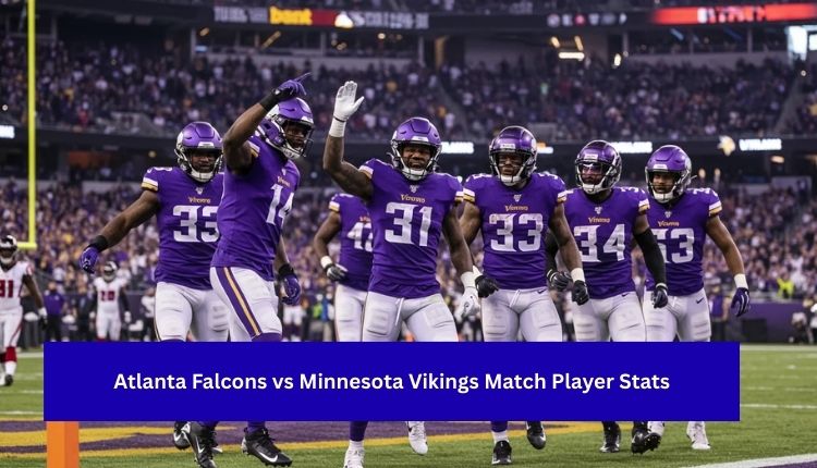 Atlanta Falcons vs Minnesota Vikings Match Player Stats