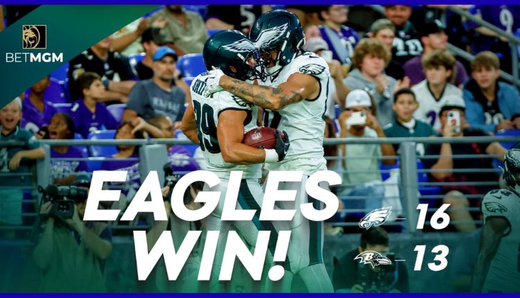 Philadelphia Eagles vs Baltimore Ravens Match Player Stats