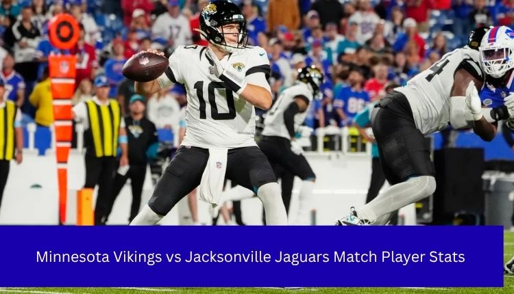 minnesota vikings vs jacksonville jaguars match player stats