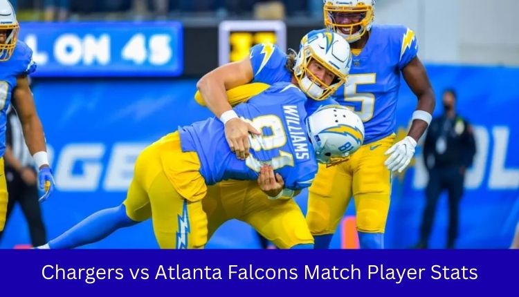 Chargers vs Atlanta Falcons Match Player Stats